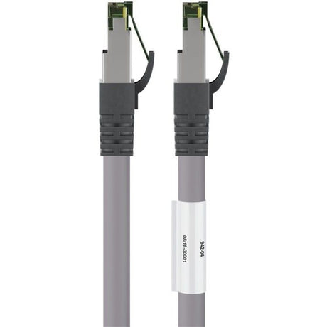 Goobay Netzwerkkabel Kat.8.1 S FTP (grau, 0,25 Meter)