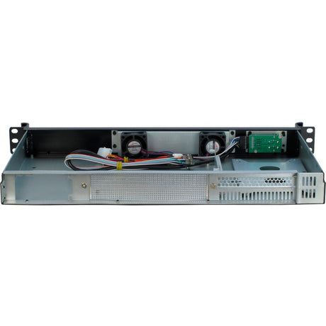 Inter-tech 1u k-126l Rackgehäuse (schwarz | 2x USB-A)