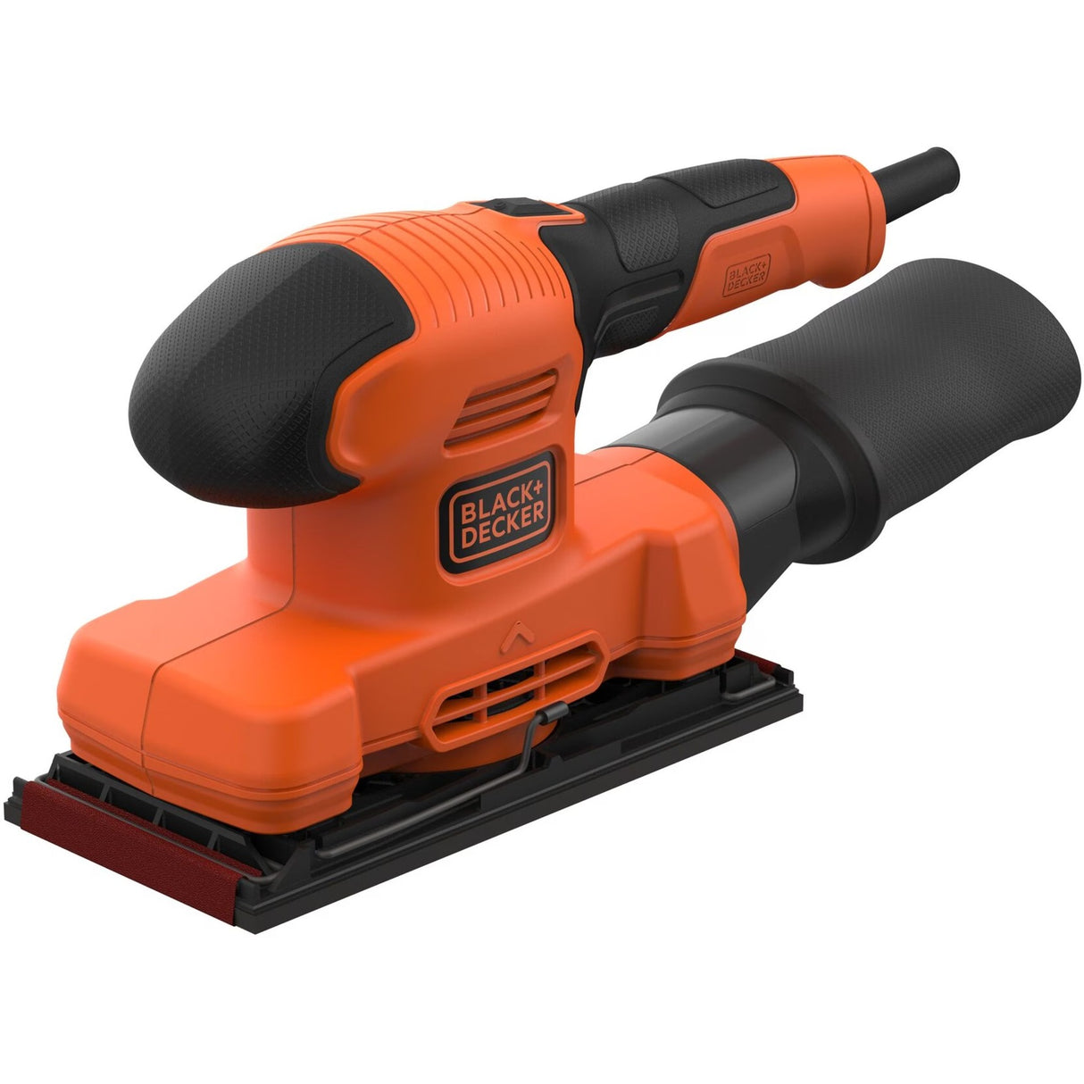 Black+Decker 150 W 1 3-Blatt-Exzenterschleifer BEW220-QS (Orange Schwarz)