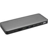 Kensington SD5760t Dockingstation (Silber Schwarz, Thunderbolt 4, USB-C, USB-A, HDMI, PD)