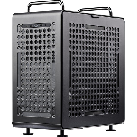 Cooler Master Qube 540 Stardust Iron Midi-Tower-Gehäuse (schwarz | 2x USB-A | 1x USB-C | gehärtetes Glas)