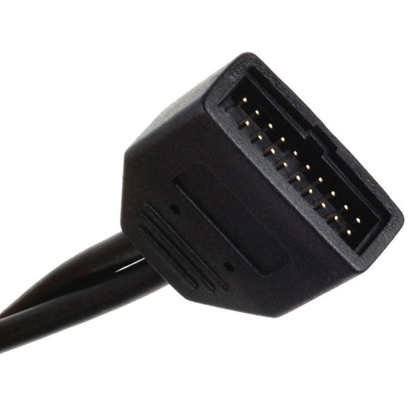 Silverstone g11303050-rt, USB 2.0 (intern) 9pin > USB 3.0 (intern) 19pin Adapter (schwarz)