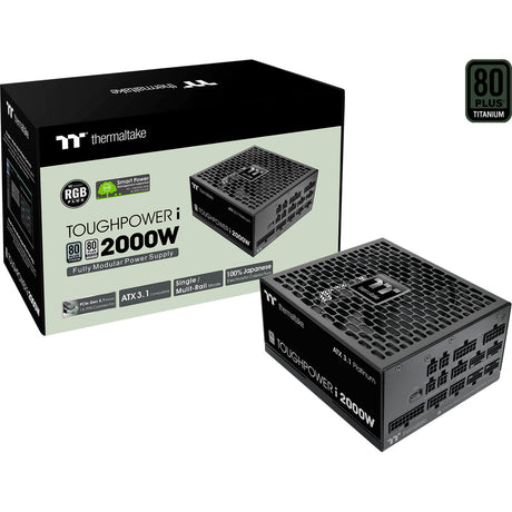 Thermaltake Toughpower i modulares 2000-Watt-Netzteil (schwarz, 4x 12V-2x6, 8x PCIe)