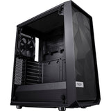 Fraktales Design meshify c dunkle getemperte Glas