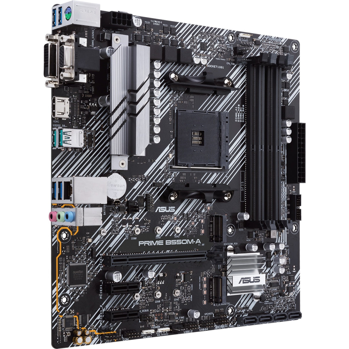 Asus Prime B550M-A Sockel AM4 Mainboard (RAID, GB-LAN, Sound, µATX)