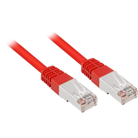 Sharkoon Patchkabel RJ45 Cat.5e S FTP 5m (rot)