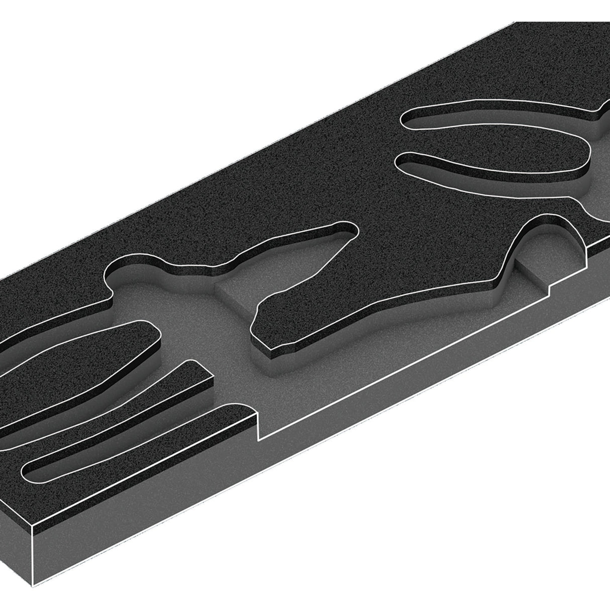 Wera 9780 Schaumeinsatz mit Knipex Tangen SE