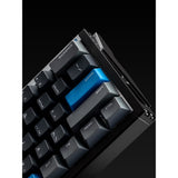 Iqunix ez60 magnetic switch gaming he keyboard (zwart, us lay-out (qwerty), gateron magnetic jade pro, 60%, rgb, double shot pbt keycaps)