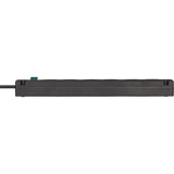 Brennerstuhl Bremounta Steckdosenleiste mit 2 USB C Ladebuchsen | 5-fach | schwarz | 3m h05vv-f 3g1,5 - 1150660415