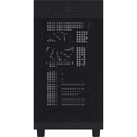 Asus Prime Ap303 - Midi-Tower-Gehäuse mit gehärteter Glasscheibe (Schwarz | 2x USB-A | 1x USB-C | gehärtetes Glas)