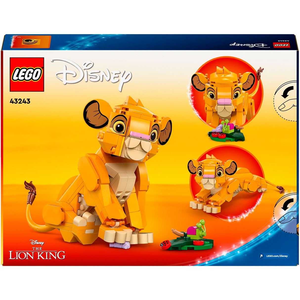 Lego Disney Simba der König der Löwen als Junges - 43243