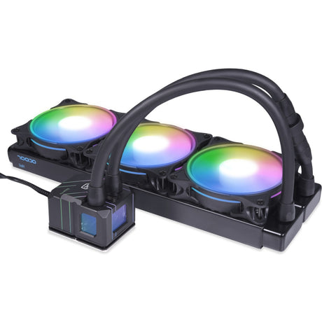 Alphacool Eisbaer Pro HPE Aurora 360 CPU AIO Wasserkühlung (Schwarz, Arbb, 4-Pin-PWM)