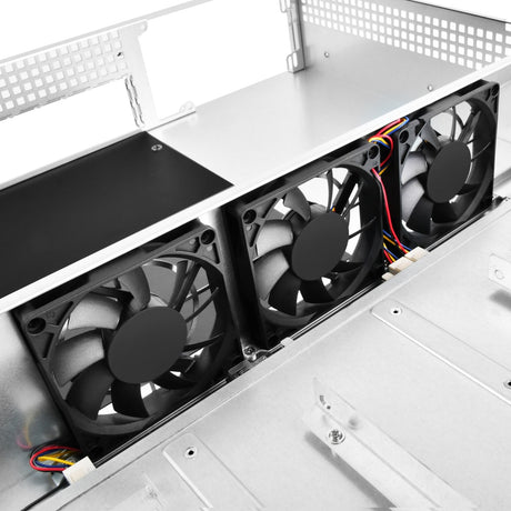 Silverstone RM21-308 Rackgehäuse (schwarz | 1x USB-A 2.0 | 1x USB-A 3.2 (5 Gbit s))
