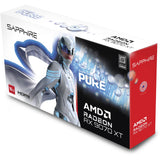 Sapphire radeon rx 9070 xt pure grafische kaart (wit, 2x displayport, 2x hdmi 2.1, rdna4)