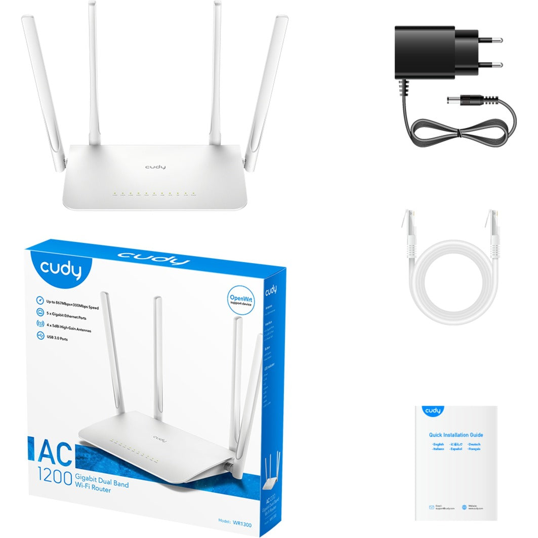 Cudy ac1200 Gigabit-WLAN-Mesh-Router