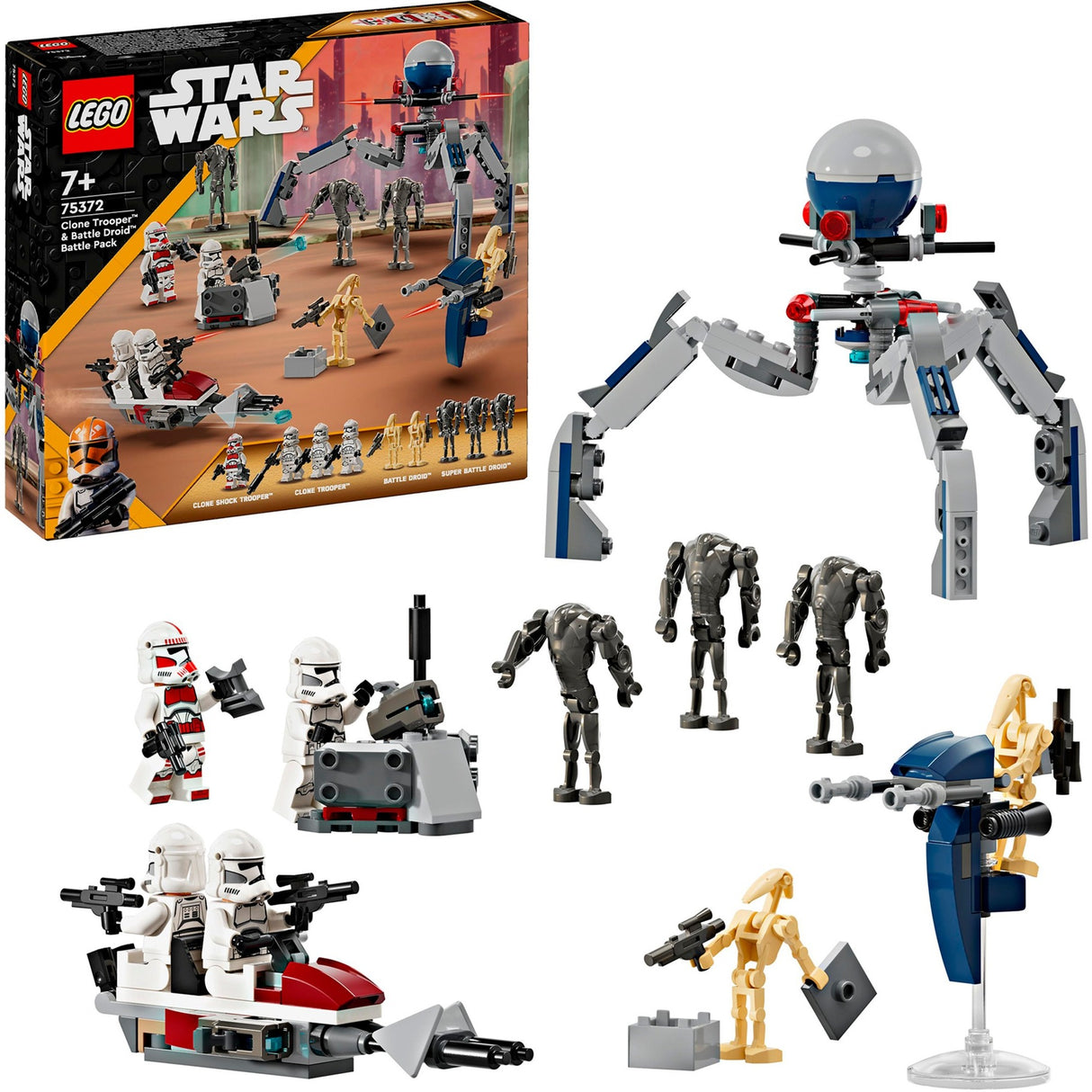 Lego Star Wars Clone Trooper™ Battle Droid™ Battle Pack – 75372