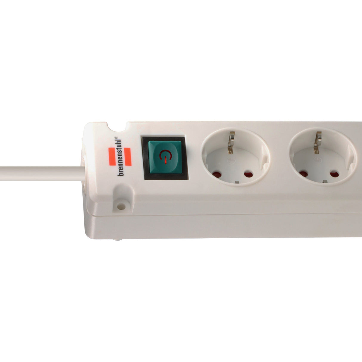 Brennerstuhl Bremounta Steckdosenleiste mit 2 USB C Ladebuchsen | 5-fach | weiß | 3m h05vv-f 3g1,5 - 1150660425