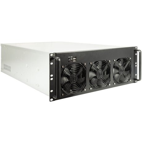 Inter-tech 4f28 Mining Rack, Servergehäuse (schwarz | 2x USB-A)