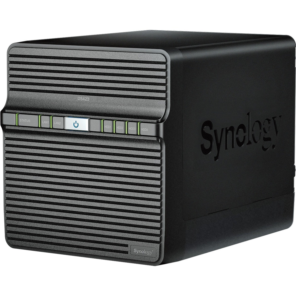 Synology Diskstation DS423 NAS (schwarz, 2x RJ-45, 2x USB-A 3.2 (5 Gbit/s))