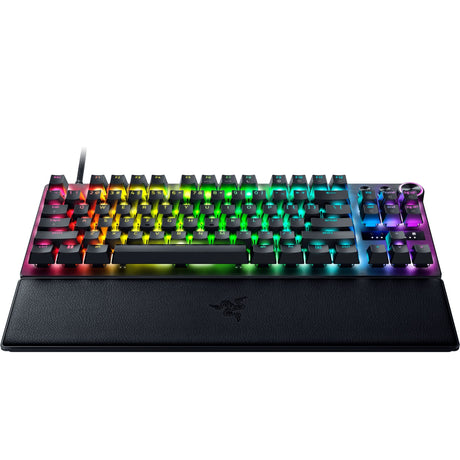 Razer Huntsman V3 Pro TKL RGB mechanische Gaming-Tastatur (schwarz, US-Layout (QWERTY), analog optisch Gen 2, 80 % (TKL), Double-Shot PBT)