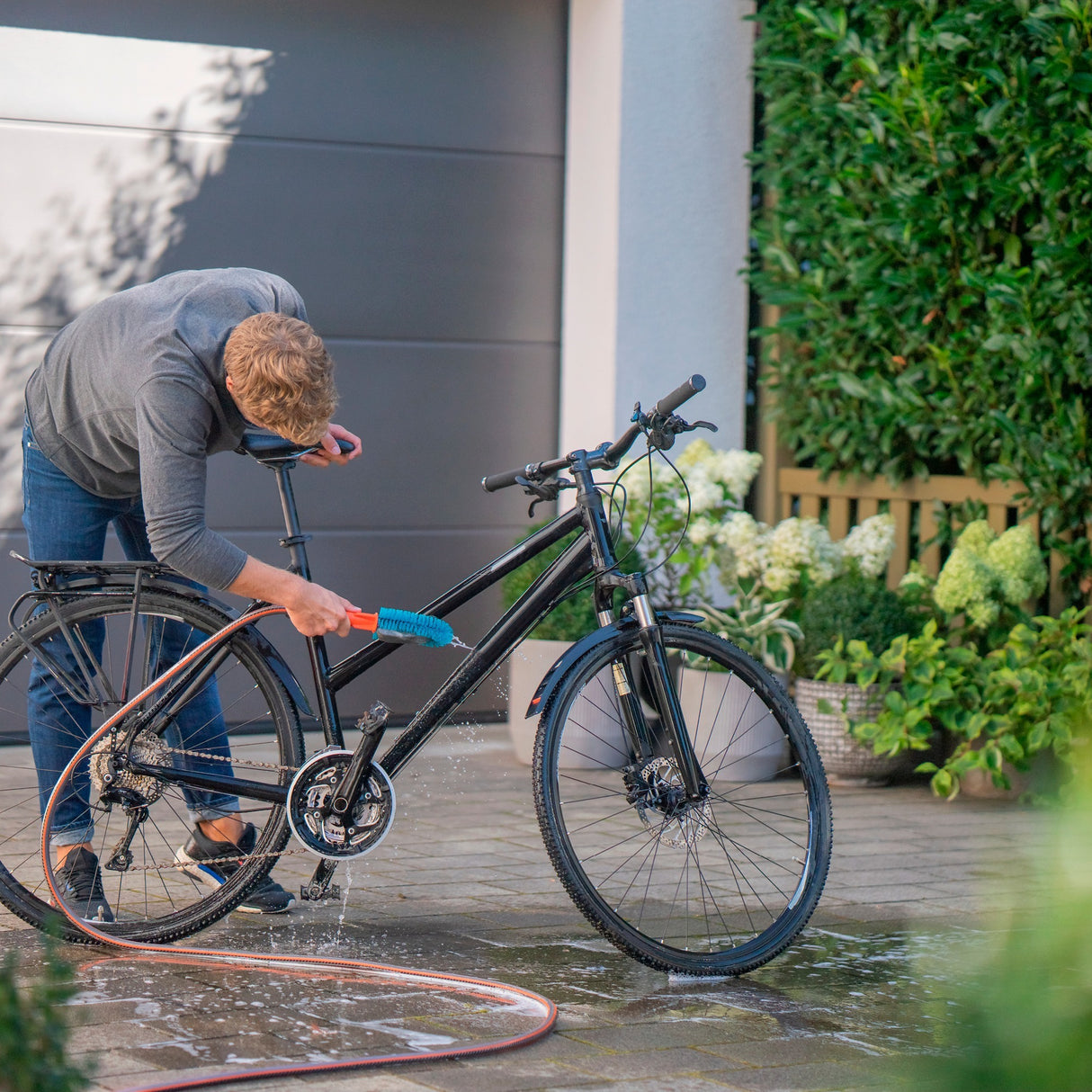 Gardena Cleansystem Fietsbrush, für Fahrräder, Anhänger