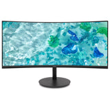 Acer vero cb343cur j0 34 curved ultrawide monitor (zwart, 2x hdmi, 1x displayport, audio, lan, usb, 120 hz)