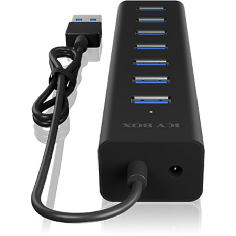 Icy Box ib-hub1700-u3 USB-Hub (schwarz)