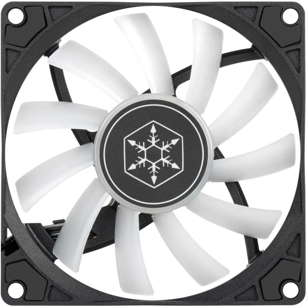 Silverstone Air Slimmer 90 ArGB Gehäuselüfter (schwarz, 92 x 92 x 15 mm, PWM)