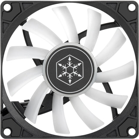 Silverstone Air Slimmer 90 ArGB Gehäuselüfter (schwarz, 92 x 92 x 15 mm, PWM)
