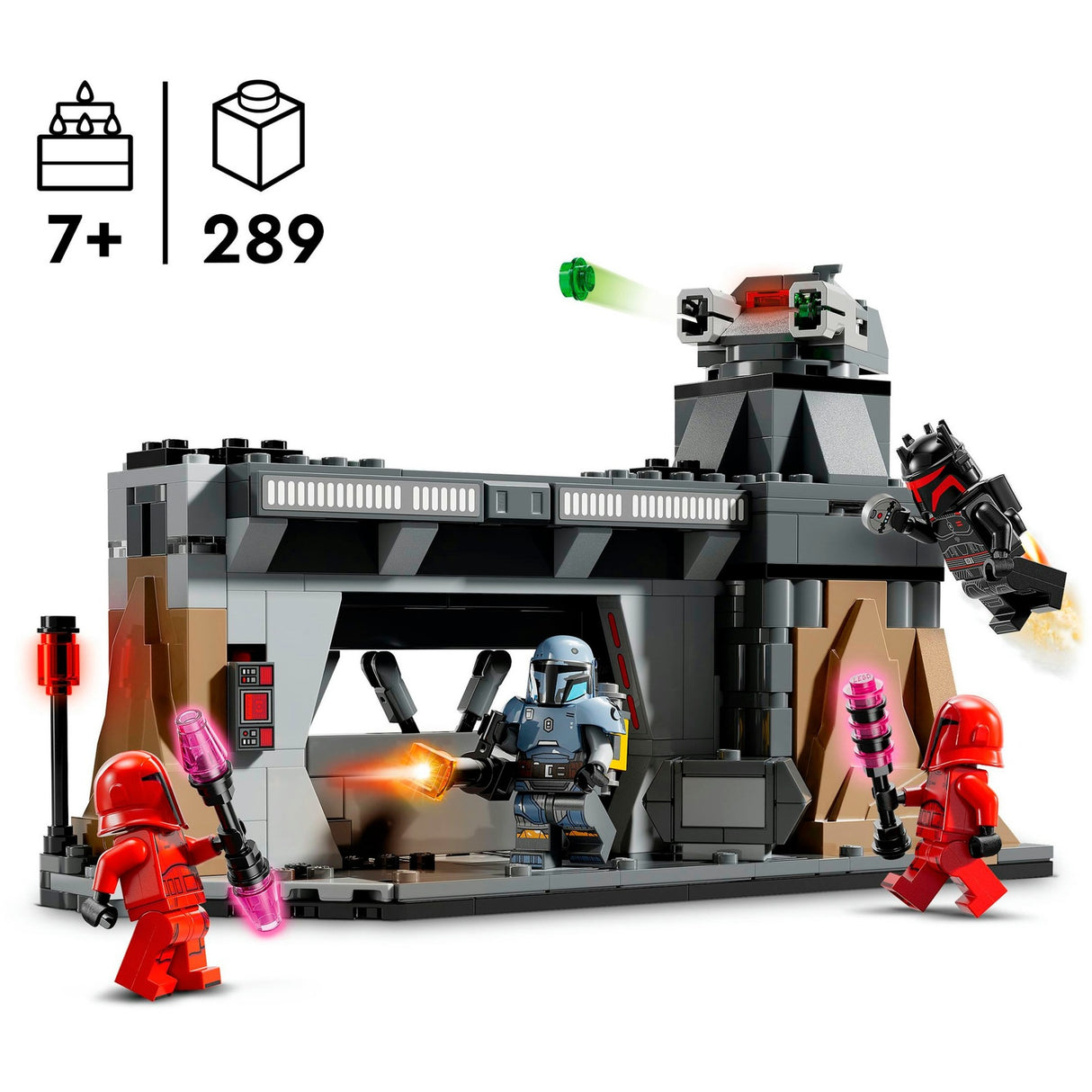 Lego Star Wars 75386 Paz Vizsla und Moff Gideon Duell
