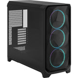 Fractal Design Meshify 3 XL RGB Big Tower Gehäuse (schwarz | 2x USB-A | 1x USB-C | RGB | gehärtetes Glas)