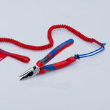 Knipex Spitzkombizange Kombizange (rot blau)