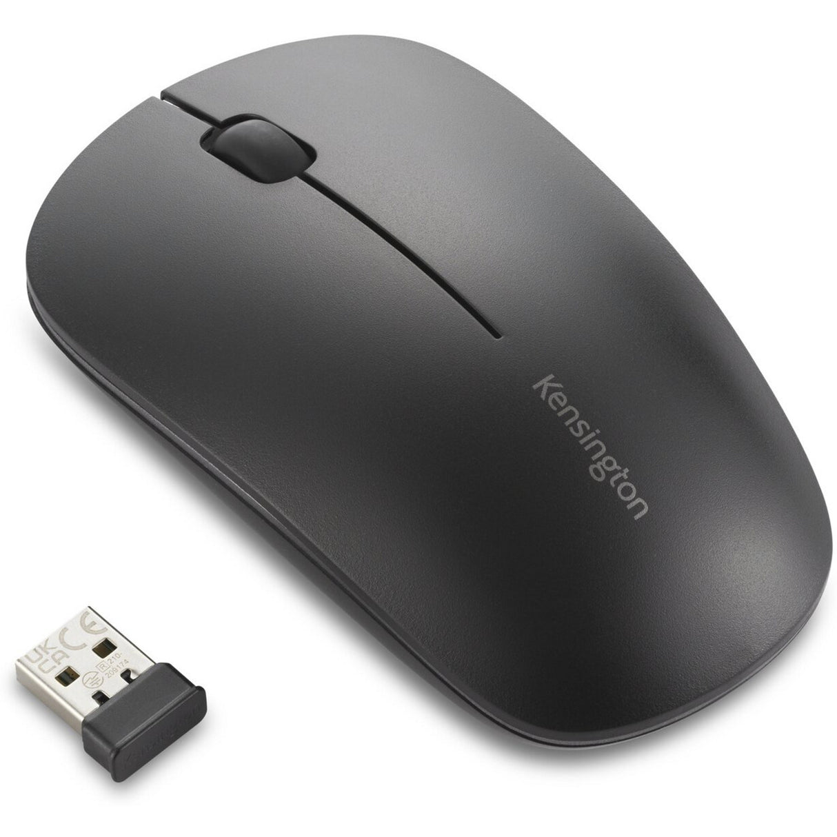 Kensington My230 EQ wiederaufladbare Maus – kabellos – mittelgroß (schwarz, Bluetooth, 2,4 GHz)