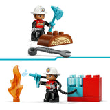 Lego Duplo Town 10473 Feuerwehrauto mit Schlauch und Feuerwehrmann