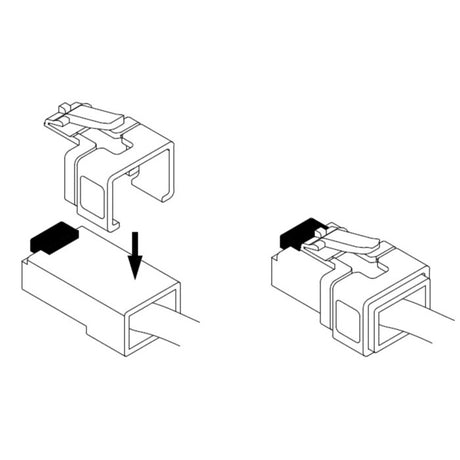 Delock RJ45 Reparaturclip Set 1 Ersatzteil (40 Clips)