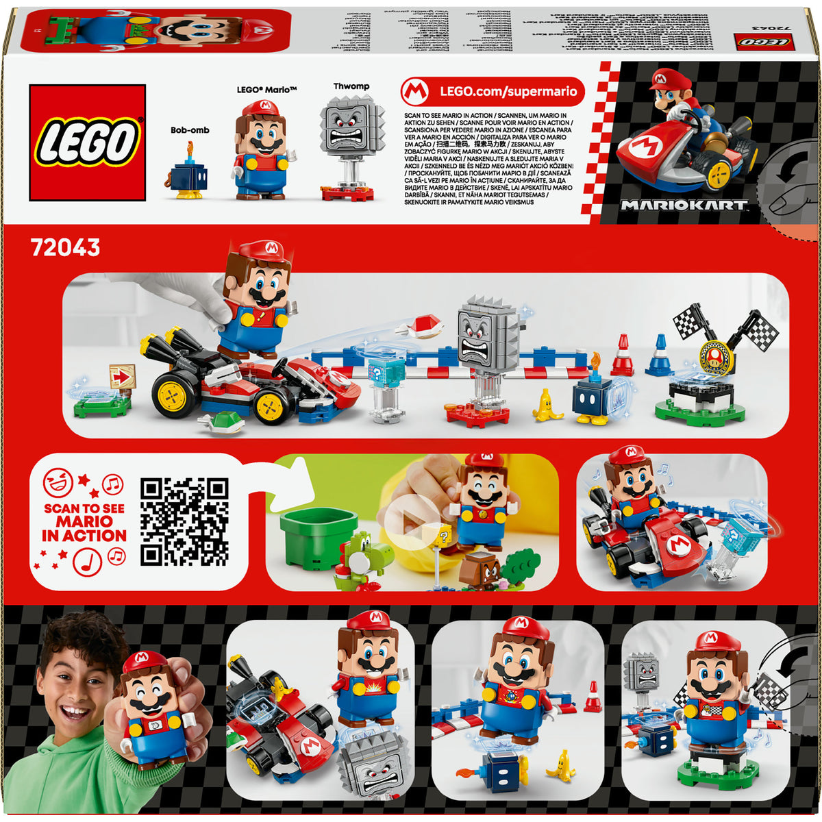 Lego® Super Mario™: Mario Kart™ – Interactive® Mario™ und Standard Kart – 72043