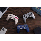 8bitdo pro 3 bluetooth gamepad (grijs zwart, switch 1 2, pc, android, 2.4 ghz bluetooth usb)