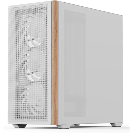 Aerocool b301a Mini-Tower-Gehäuse (weiß | 1x USB-A | 1x USB-C | RGB)