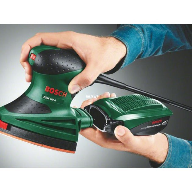 Bosch grüner Multischleifer PSM 160 A | 160 W – 0603377000