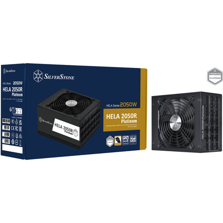 Silverstone Hela 2050r Platinum, modulares 2050-Watt-Netzteil (schwarz, 14x PCIe)