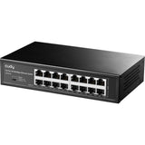 Cudy 16-port 10 100 mbps ethernet switch (zwart)