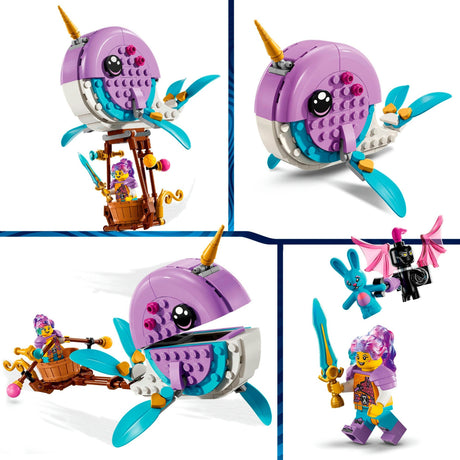 Lego Dreamzzz – Izzies Narwal-Heißluftballon-Konstruktionsspielzeug (71472)