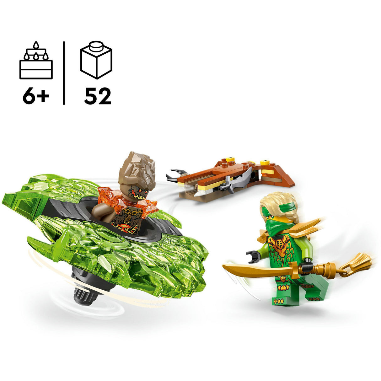 Lego Ninjago 71850 Spinner Lloyd vs. Elementarmonster