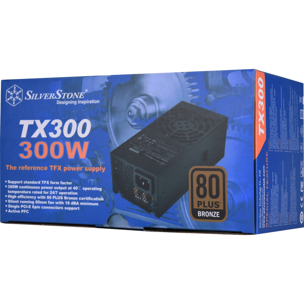 Silverstone tfx tx300 300 Watt Netzteil (schwarz)