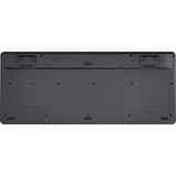 Trust Trezo Comfort kabelloses Tastatur- und Mausset, Desktop-Set (schwarz, US-Layout (QWERTY), 100 %)