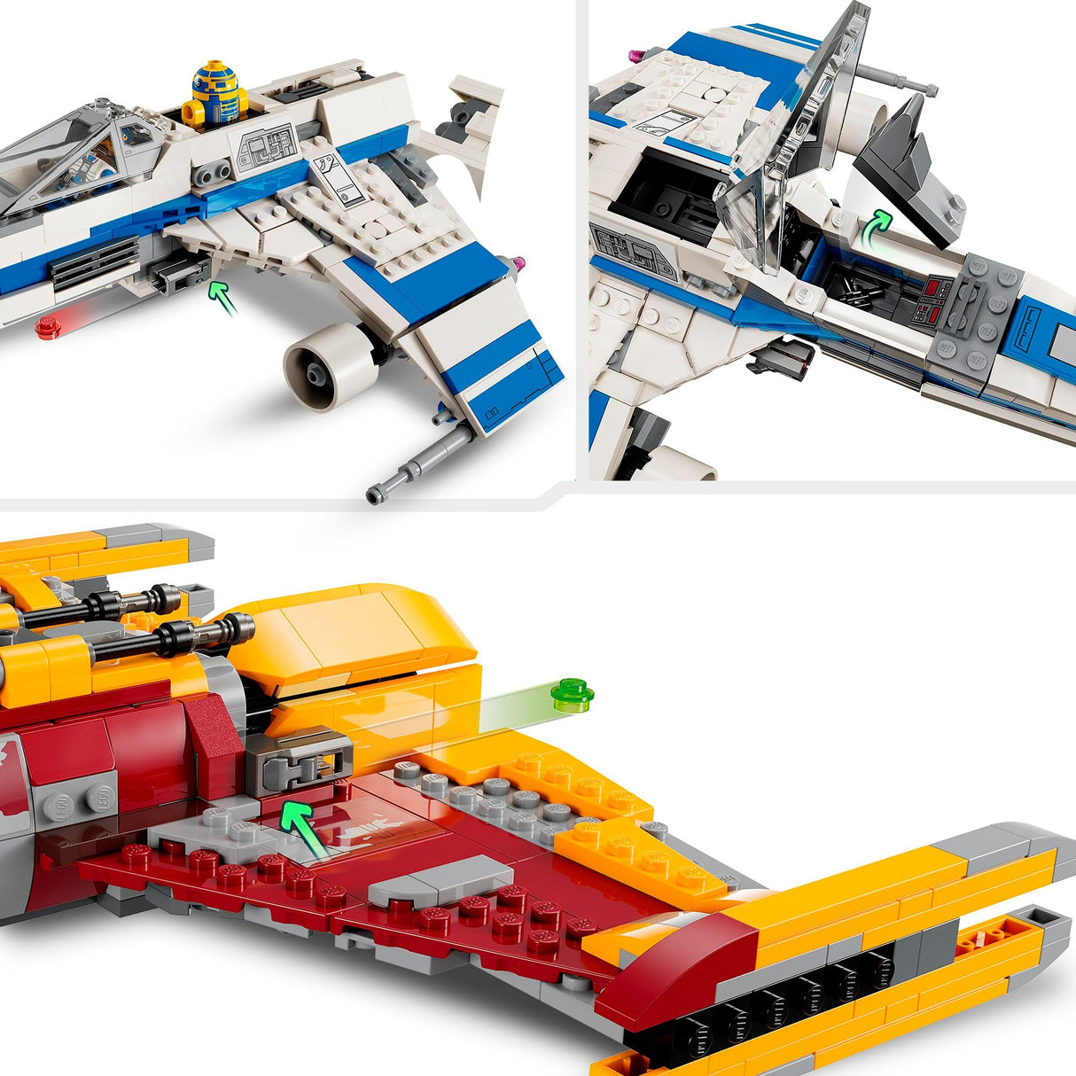 Lego Lego Star Wars 75364 Republik E-Wing gegen Shin Hatis Starfighter-Raumschiff Set