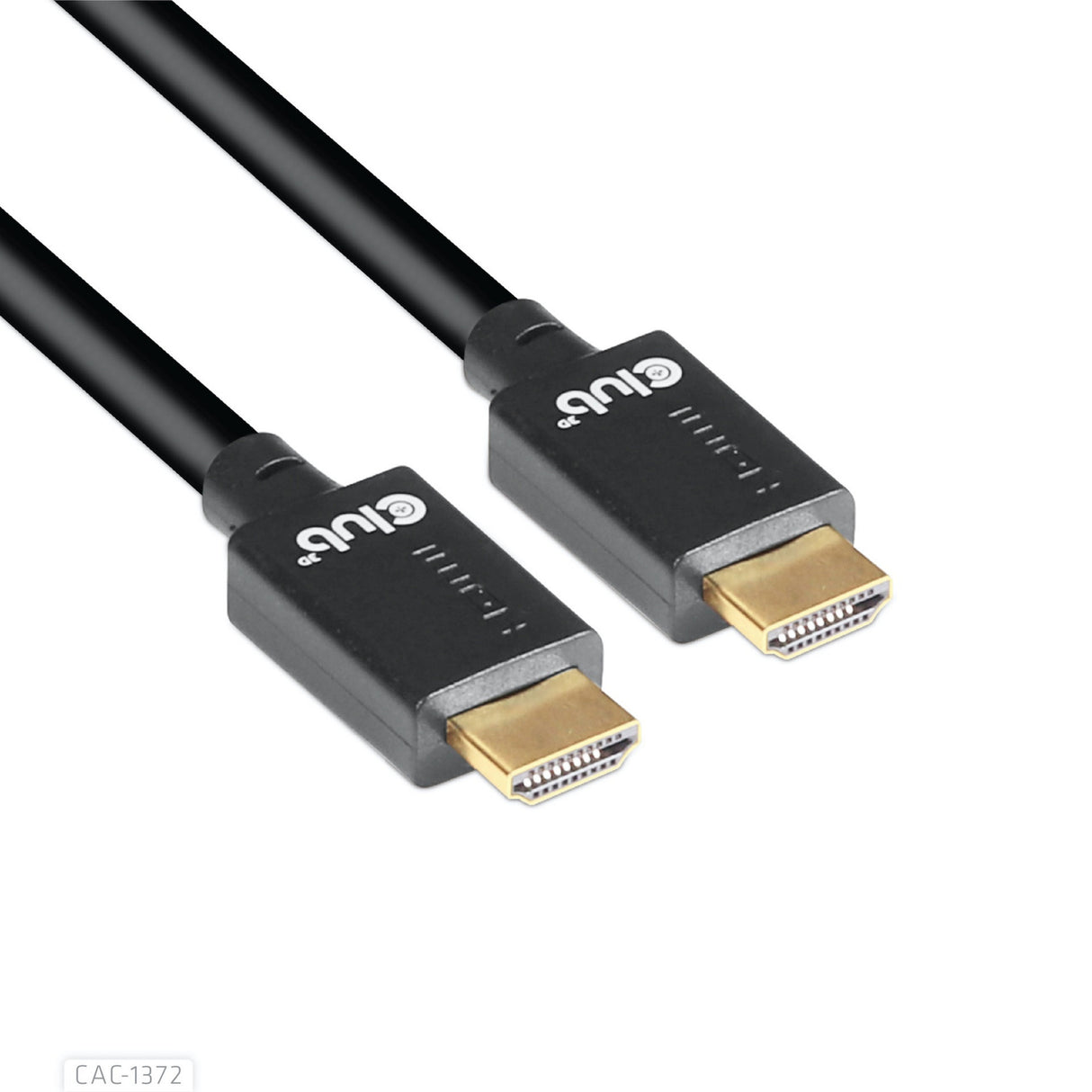 Club 3D Ultra-High-Speed-HDMI-2.1-zertifiziertes Kabel männlich-männlich (schwarz, 2 Meter, 4K 120 Hz, 8K 60 Hz, 48 Gbit/s)