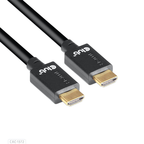 Club 3D Ultra-High-Speed-HDMI-2.1-zertifiziertes Kabel männlich-männlich (schwarz, 2 Meter, 4K 120 Hz, 8K 60 Hz, 48 Gbit/s)