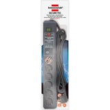 Brennerstuhl secure-tec 19500a +Überspannungsschutz 6x Steckdose (anthrazit, 1159540376, für 6 Stecker)