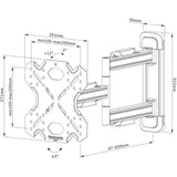 Neomounts von Newstar WL40S-850BL12 Wählen Sie die TV-Wandstonde aus